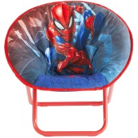 Idea Nuova Marvel Spiderman 19 Frame Folding Toddler Saucer Chair With Cushion Ages 3