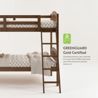 Storkcraft Long Horn Twinovertwin Bunk Bed Hazelnut Greenguard Gold Certified Converts To 2 Individual Twin Beds