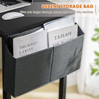 Sweetcrispy Computer Office Desk 63 Inch Student Kids Study Writing Work With Headphone Hooks Storage Bag Modern Simple Pc Hom