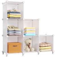 Greenstell Closet Organizer And Storage 6Cube Storage Organizer Portable Closet Storage Shelves Clothing Storage For Kids C