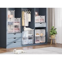 Greenstell Closet Organizer And Storage 6Cube Storage Organizer Portable Closet Storage Shelves Clothing Storage For Kids C