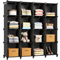 Greenstell Closet Organizer And Storage 16Cube Storage Organizer Portable Closet Storage Shelves Clothing Storage For Kids