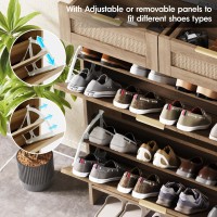 Shoe Storage Cabinet With 2 Flip Drawers 2 Drawers Shoe Cabinet Storage With Legs For Entryway Freestanding Shoes Organizer Ca