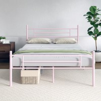 Novilla Full Size Bed Frame With Headboard And Footboard 14 Inch Metal Platform Bed Frame With Under Bed Storage No Box Spring