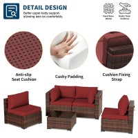 Udpatio Patio Furniture Sets Modular Rattan Outdoor Patio Sectional Furniture Sofa Set Wicker Patio Conversation Set For Backy