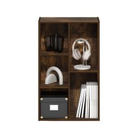 Furinno Luder 5Cube No Tool Assembly Open Shelf Amber Pine