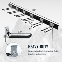 Aking Ace Garage Clamping Garden Tool Organizer Wall Mount Tool Holder Heavy Duty Garage Storage Tool Rack Garage Organization
