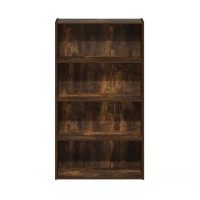 Furinno Pasir 4 Tier Open Shelf Amber Pine