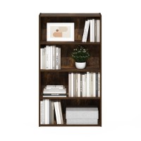 Furinno Pasir 4 Tier Open Shelf Amber Pine