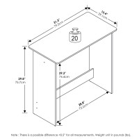 Furinno Simplistic Study Table Amber Pine