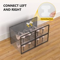 12 Pack Xx Large Shoe Organizer Storage Boxes For Closet Modular Space Saving Shoe Boxes Clear Plastic Stackable Sneaker Contai