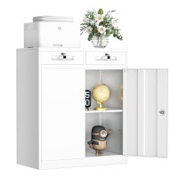 Intergreat Metal Cabinet With Drawers Lockable Metal Storage Cabinets With Doors And Shelves For Garage White Locking Garage S