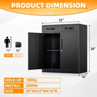 Intergreat Metal Cabinet With Drawers Lockable Metal Storage Cabinets With Doors And Shelves For Garage Black Locking Garage S