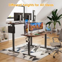 Stary Electric Standing Desk Adjustable Height Sit Stand Home Office Desk With Splice Board