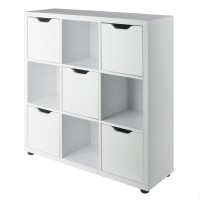 Julian 3X3 Storage Cabinet White