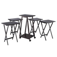 Adriel 5Pc Snack Table Set Coffee