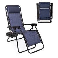 Amazingforless Zero Gravity Lounge Chair Adjustable Outdoor Reclining Chair Folding Patio Antigravity Indoor Outdoor Lounge Cha