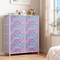 Yitahome Fabric Dresser Drawer Tall Storage Dresser With 8 Drawers Dresser Chest Of Drawers Storage Drawer Organizer For Cl