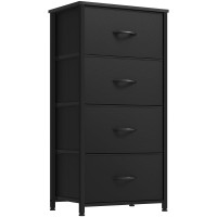 Yitahome Storage Tower With 4 Drawers Fabric Dresser Organizer Unit For Bedroom Living Room Closets Sturdy Steel Frame E