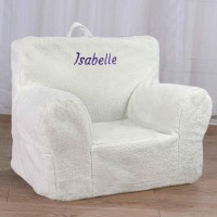 Dibsies Personalized Creative Wonders Toddler Chair Ages 15 To 4 Years Old White Sherpa