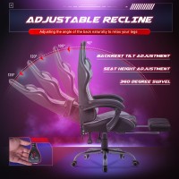 Homall Gaming Chair Computer Chair With Footrest And Massage Lumbar Support Ergonomic High Back Video Game Chair With Swivel S