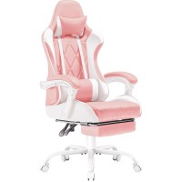 Homall Gaming Chair Computer Chair With Footrest And Massage Lumbar Support Ergonomic High Back Video Game Chair With Swivel S