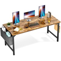 Olixis Computer Desk 63 Inch Home Office Work Study Writing Student Kids Bedroom Wood Modern Simple 2 Person Pc Table With Stora