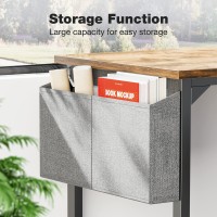 Olixis Computer Small Desk 32 Inch Home Office Writing Study Work Storage Bag Headphone Hooks Simple Modern Wood Kids Student Ta