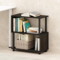 Furinno Reed 3Tier Sshaped Bookcase Bookshelf Espresso