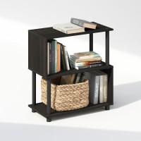 Furinno Reed 3Tier Sshaped Bookcase Bookshelf Espresso