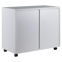 Halifax Wide Storage Cabinet, 5-Drawer, White