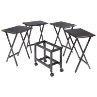 Allen 5-Pc Snack Table Set, Coffee(D0102Hahwiy.)