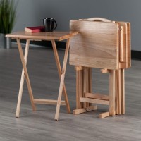 Alex 5-Pc Snack Table Set, Natural