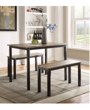 Boltzero Dining Table with 2 Benches