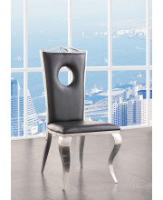 Cyrene - Side Chair (Set-2) Pu & Stainless Steel