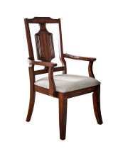 Martha Wood Carved Dining Arm Chair
