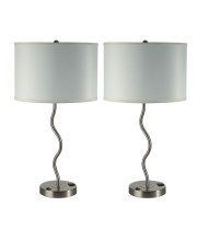 Carsy Table Lamp Contemporary Style - White