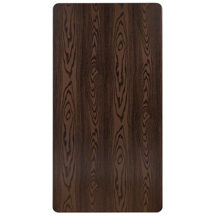 30" x 60" Rectangular Rustic Wood Laminate Table Top