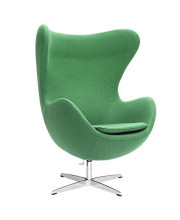 Fine Mod Inner Fabric Chair, Green