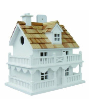 Novelty Cottage Birdhouse - White