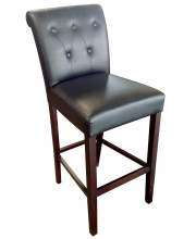 3160 25" Counter Stool with Black Finish and a Canter Sand Seat