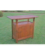 Wood Bar Table -Brown