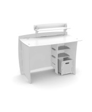 Kids' Complete Desk System Set, White, 43' x 39' x 27'