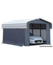 10x15 Fabric Carport Enclosure Kit