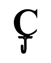 Letter C - Wall Hook Small