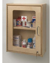 Lockable Medicine/First Aid Wall Cabinet