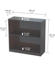 Bookcase/Hutch - Melamine /Engineered wood