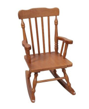 Gift Mark FBA_ Child's Colonial Rocking Chair, Honey