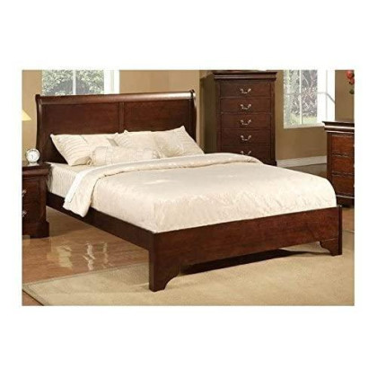 Alpine Furniture West Haven Sleigh Bed, California King Size