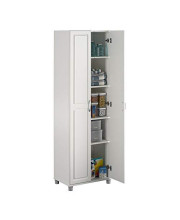 SystemBuild Kendall 24" Utility Storage Cabinet - White